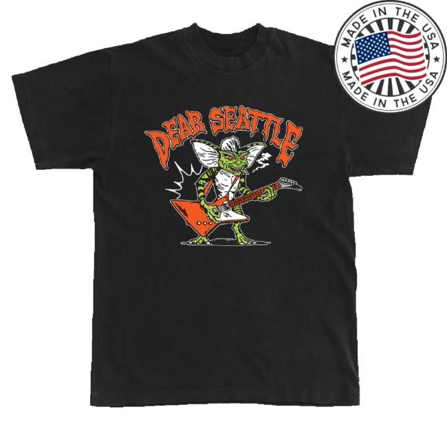 Merch Jungle Merch Dear Seattle Gremlin Classic Shirt Black
