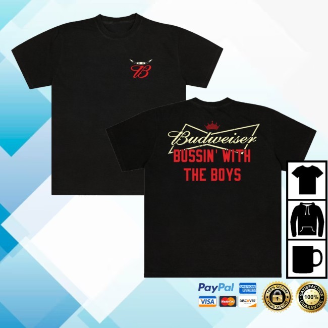 Bussin' X Budweiser Bow Tie Sweatshirt Bwtb Merch Store