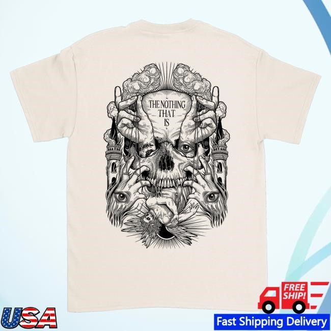 Official Fit For An Autopsy Merch Store Tnti Tour Tee - Ivory Hooded Sweatshirt Fit For An Autopsy Merch Store Tnti Tour Tee - Ivory Hoodie
