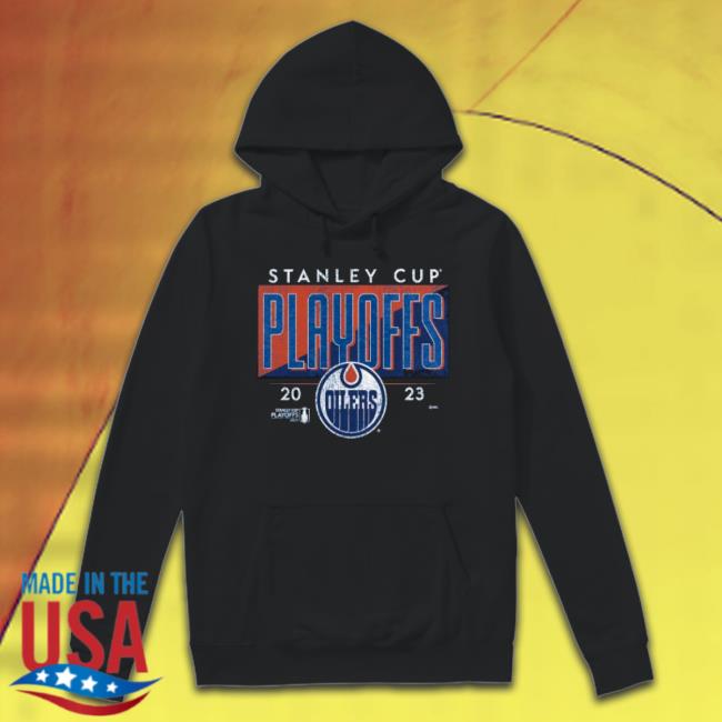 Men’S Edmonton Oilers Royal 2023 Stanley Cup Playoffs Tri-Blend shirt