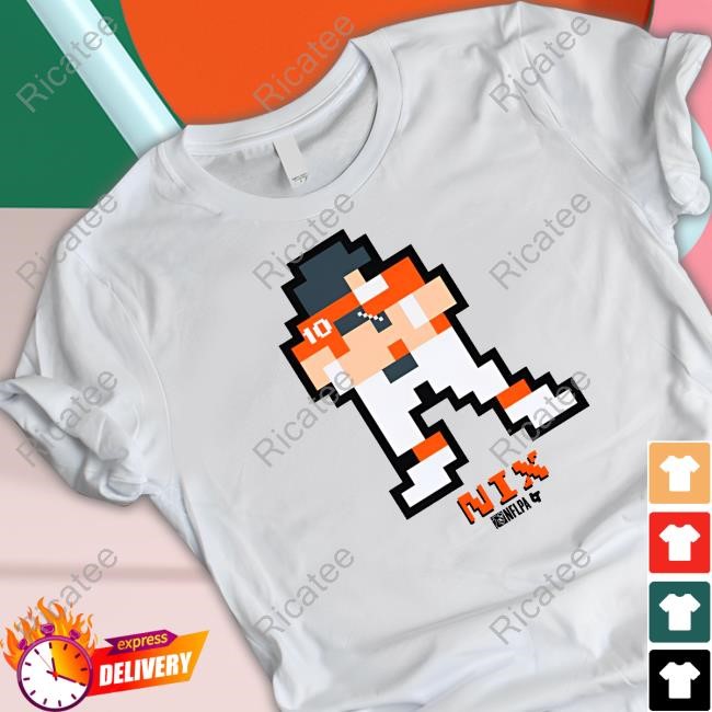 Ian St. Clair Bo Nix 8-Bit Shirt