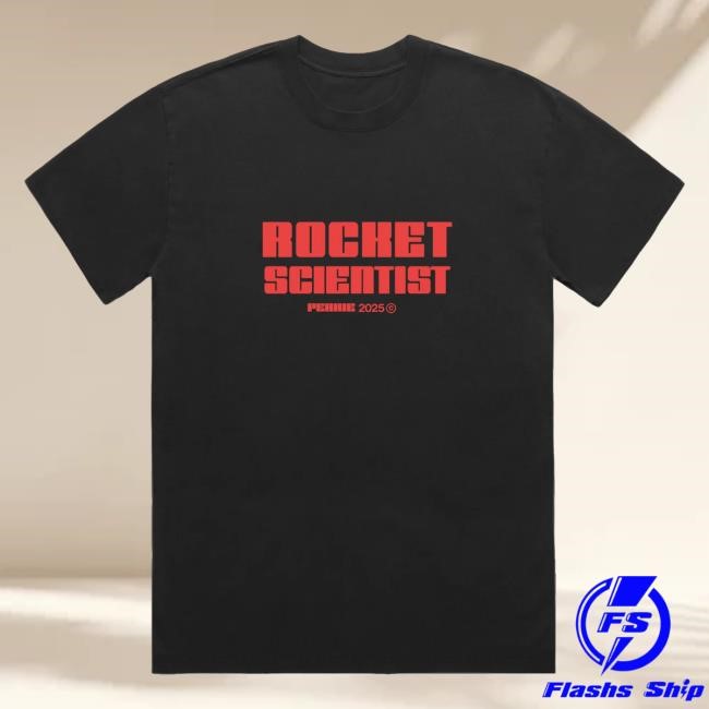 Perrie Merch Shop Store Rocket Scientist Black T Shirts