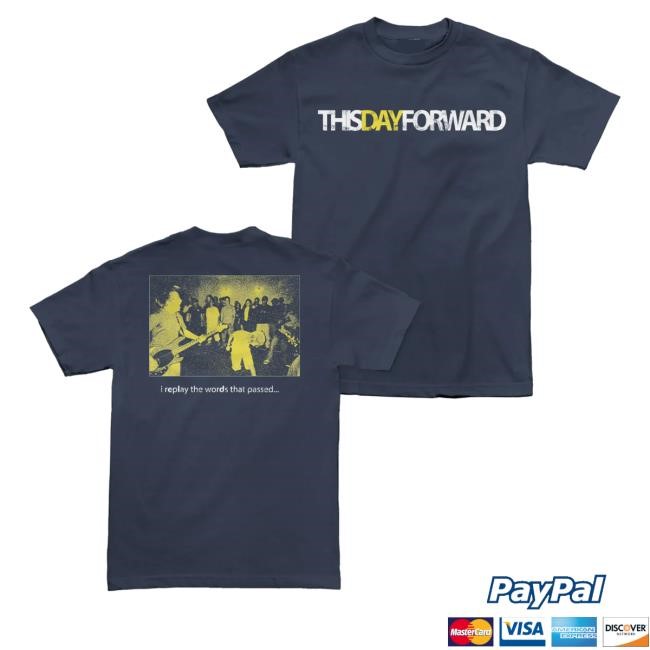 This Day Forward Hardcore I Replay The Words That Passed Zip Hoodie Cold Cuts Merch This Day Forward Hardcore