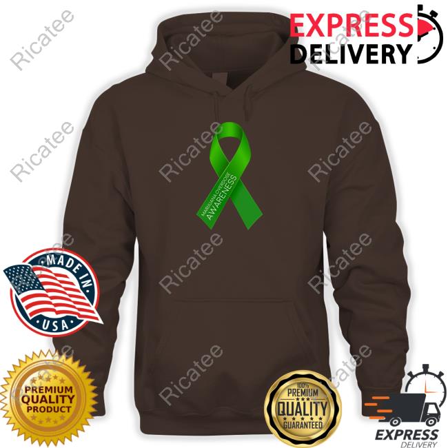 Barry Mccockiner Marijuana Overdose Awareness Ribbon Hoodie