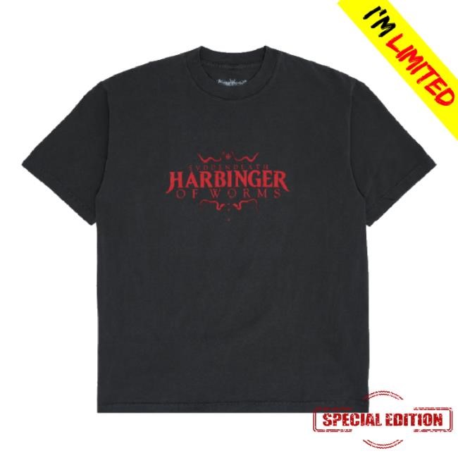 Official Harbinger Of Worms T-Shirt Svdden Death Shop Merch Store