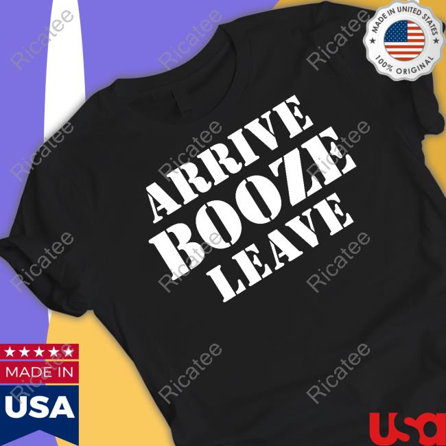 Daboozer1 Arrive Booze Leave Tank Top