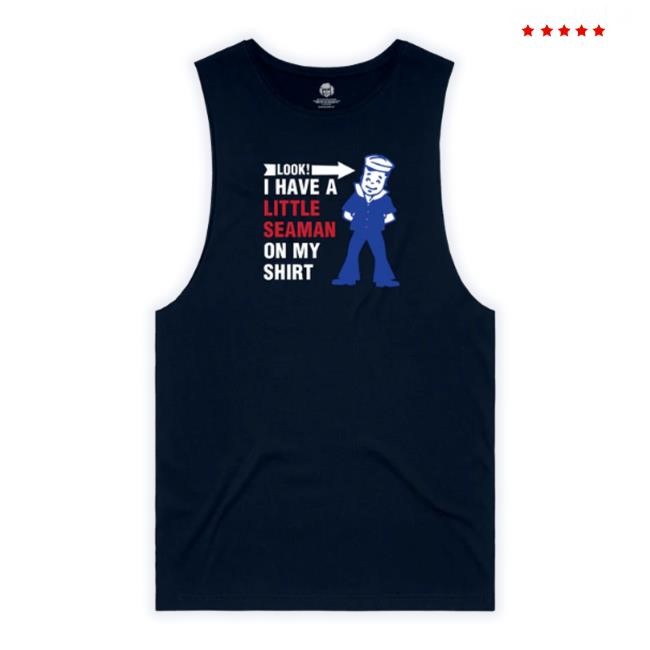 Little Seaman Navy Sleeveless Tee Shirt