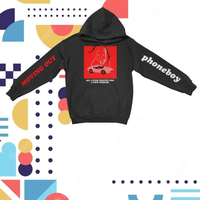 Phoneboy Merch Red Toy Car Hoodie