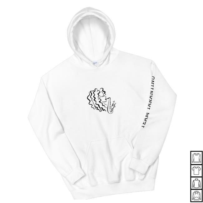 Alexa Tarantino Merch Store Team Tarantino Hoodie (White) Crewneck Sweatshirt
