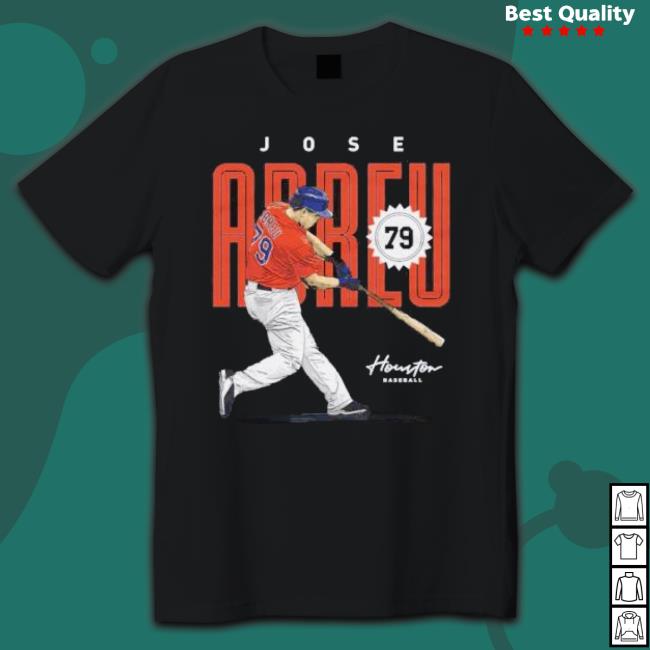 Jose Abreu No 79 Houston Astros Baseball shirt