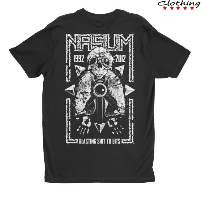 Nightshiftmerch Nasum Rlasting Shit To Bits 1992-2012 T-Shirt,Hoodie,Sweatshirt Nightshiftmerch Nasum - Blasting Logo Zip-Up Hoodie
