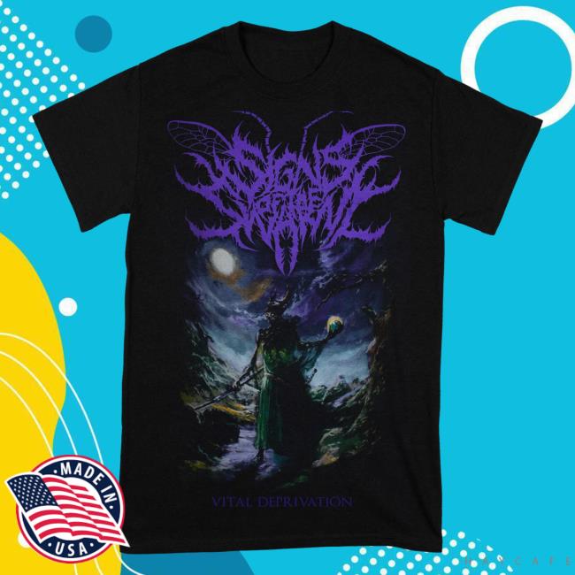 Official Signs Of The Swarm Rising Merch Signs Of The Swarm - Vital Deprivation Tees Risingmerch