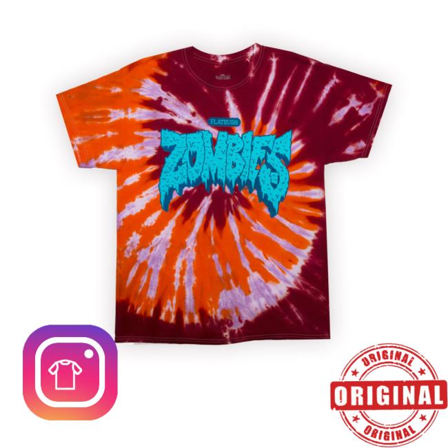 Zombies Blue Cherry Tie Dye Funny