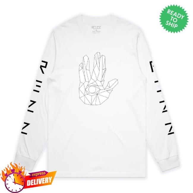 Original Rezz Official Shop Rezz - Crystal Palm - White Shirts Rezzshop