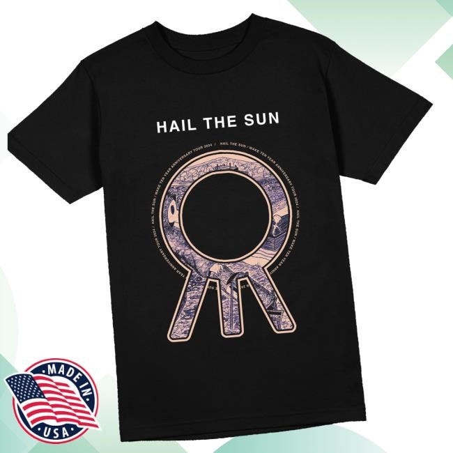 Official Hail The Merch Merch Store Black Wake Anniversary Logo Crewneck Sweatshirt