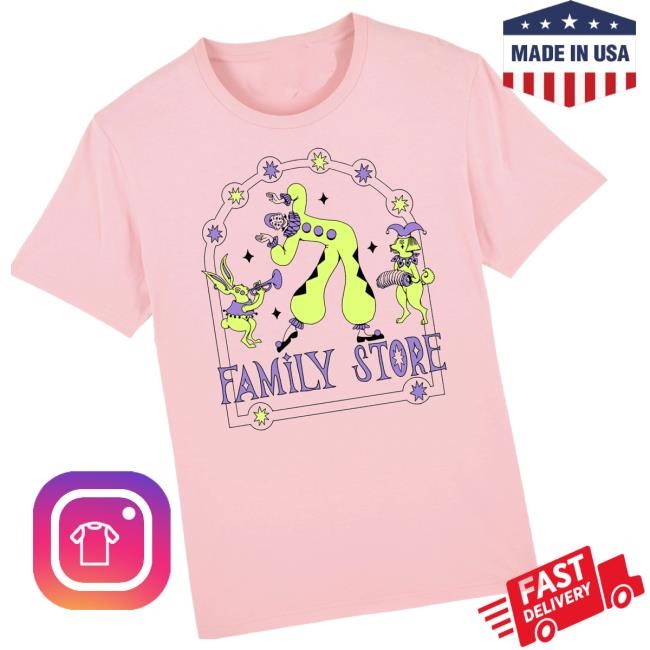 Family Store Uk Store Merch Fs X Maddie Fischer Clown Arch T-Shirt Pink t-shirt, hoodie, tank top, sweater and long sleeve t-shirt