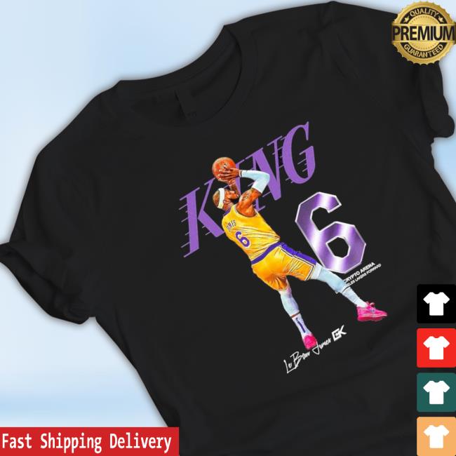 Top Lebron James King #6 Crypto Arena Hoodie