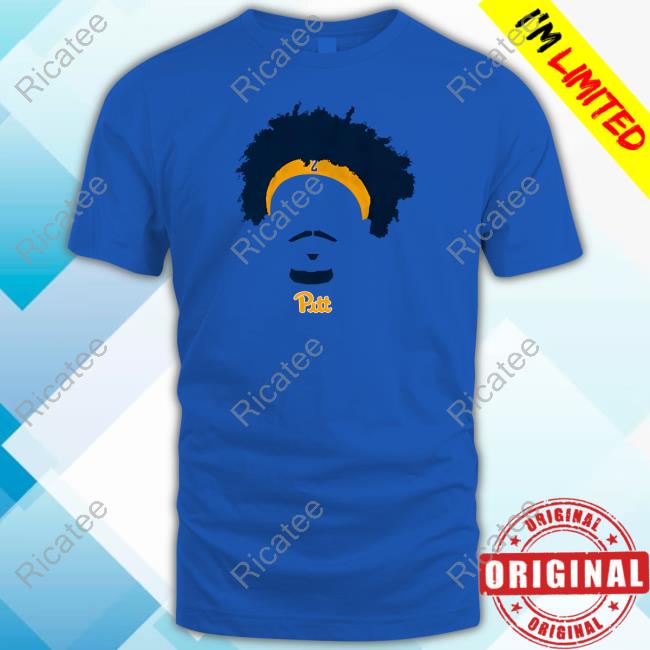 Pitt Basketball Blake Hinson Headband And Hair Long Sleeve T Shirt