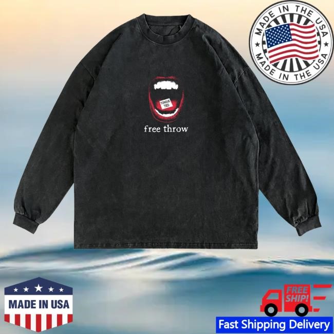 Wax Bodega Free Throw Tongue Tied Long Sleeve T Shirt