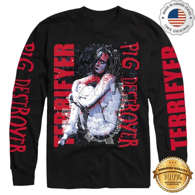 Official Relapse Merch Pig Destroyer Downpour Girl Longsleeve Tee