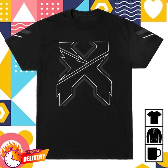 Official Excision Merch Laser Lines Shirt New Black