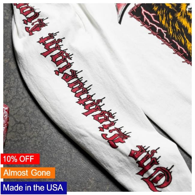 Full Violence Merch Store Lightweight Lion Zip Up Hooded Sweatshirt