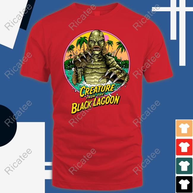 Official Creature From The Black Lagoon Beachside Creepin Shirt Cavitycolors Store