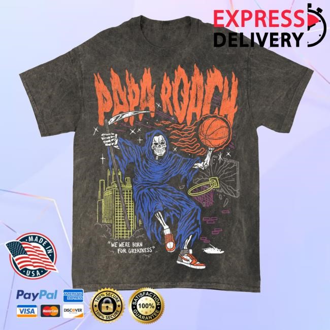 Kings Road Merch Store Shop Papa Roach Dunk Madness Tee Shirt