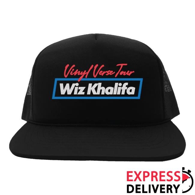 Wiz Khalifa Official Merch Vinyl Verse Tour Twill Cap