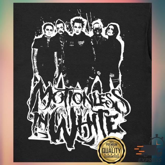 Motionless In White Official Store Paint Splatter Basketball Jersey