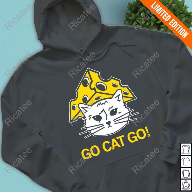 Raygunsite Cheesehead Gary Go Cat Go New Shirt