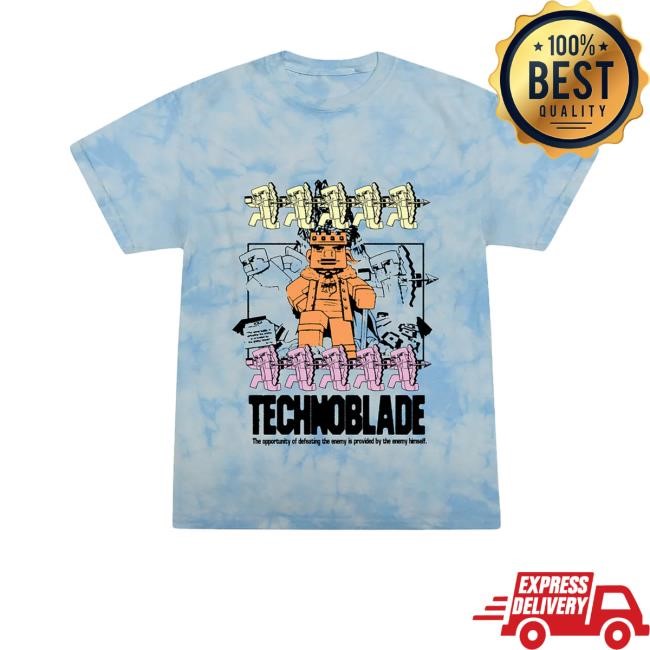 Technoblade Merch Neeerds Blue Dye Tee Technoblade Merch Neeerds Blue Dye Tee