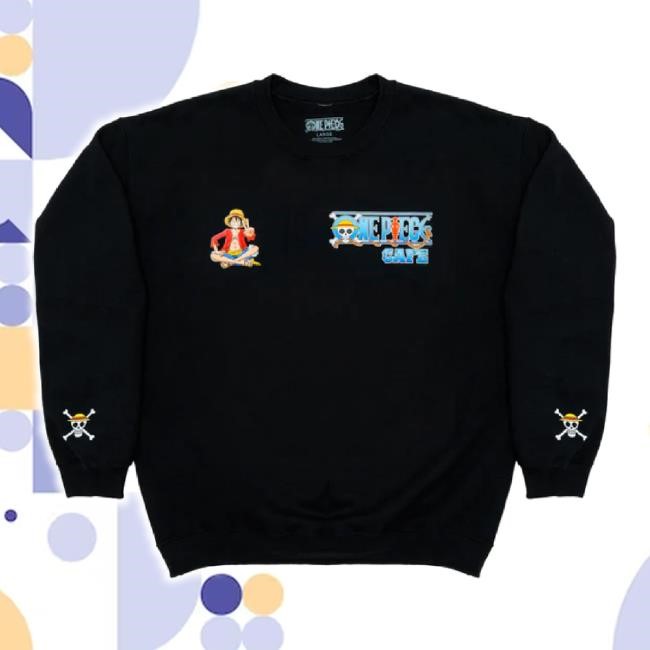 Trending Luffy Hoodie Sweatshirt Neck Onepiece Cafe Shop Merch Store