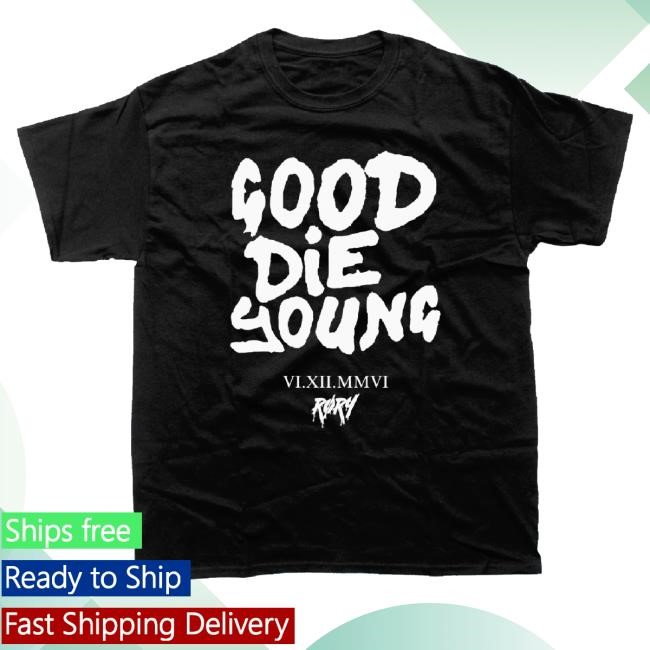 Røry Merch Good Die Young Tank Top Black