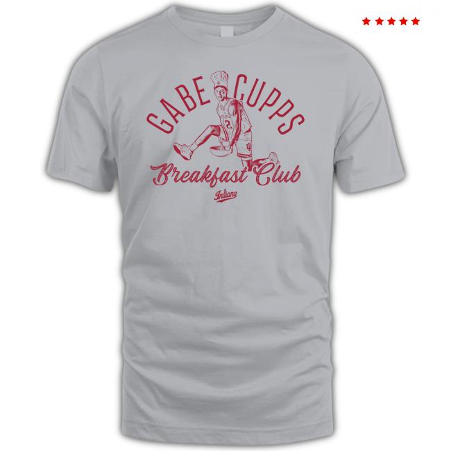 Indiana Merch Gabe Cupps Breakfast Club Sweater Indiana Merch Gabe Cupps Breakfast Club Hoodied Sweatshirt