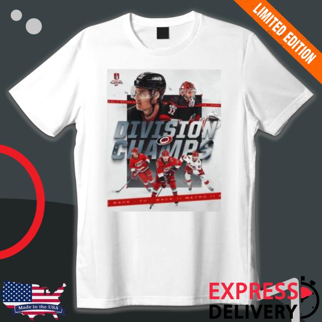 Official Carolina Hurricanes Back To Back 2023 Hockey Division Champions Hoodie