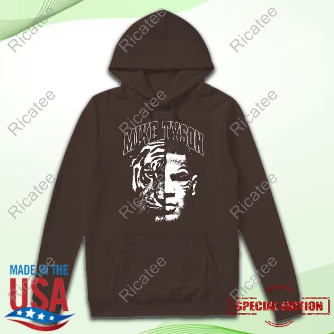 Tyson Tiger Split Long Sleeve Mike Tyson Merch Tyson Tiger Split Hoodie Sweatshirt