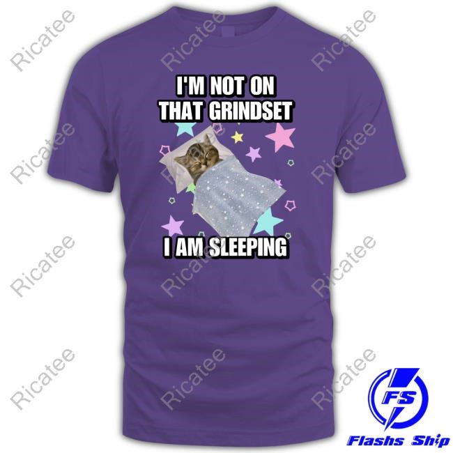 I'm Not On That Grindset I’M Sleeping Hoodie