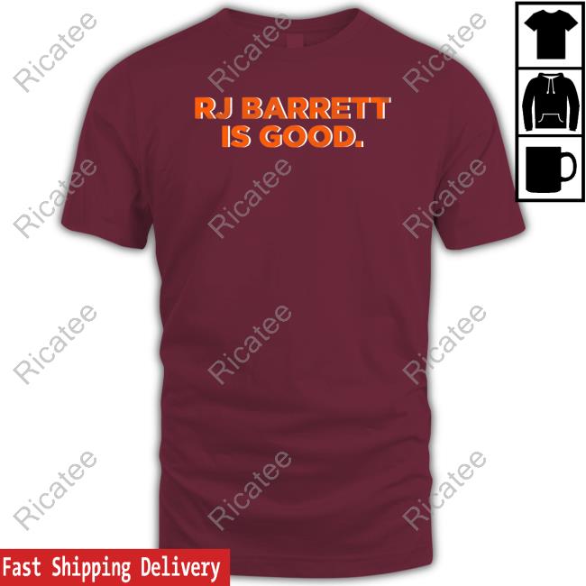 Barstool Sports Store Rj Barrett Is Good Hooded Sweatshirt
