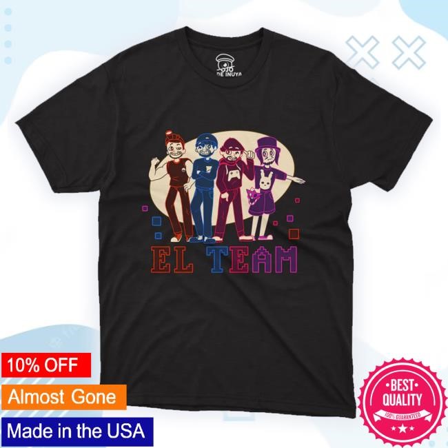 El Neon-Team De Itowngameplay Gg Games, Inuya Juega Y El Terror De Pepe Ojodeinuya Store Merch Funny Shirt