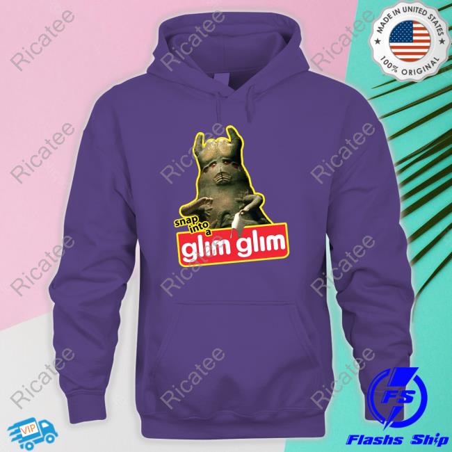 Snap Into A Glim Glim Hooded Sweatshirt