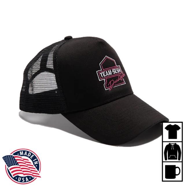 Team Sesh Merch Dead Girls Embroidered Twill Cap Teamseshmerchscraps
