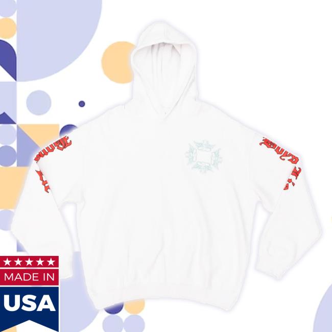 Official Unheardof Brand Merch Store Boys Lie Straight Flush Hoodie 'White' Chocolate' Unheardofbrand Shop