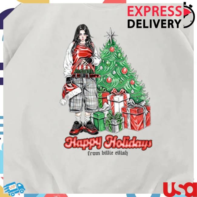 Happy Holidays White Sweatshirt Happy Holidays White Classic Shirt