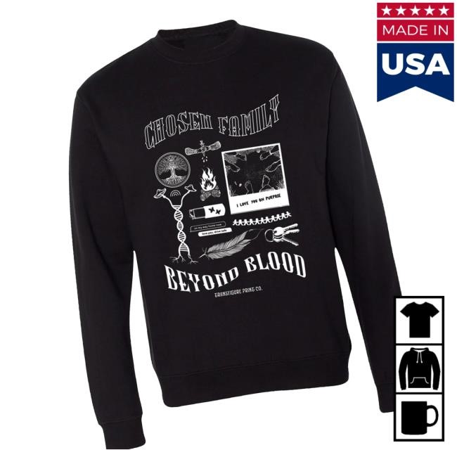 Transfigure Printco Merch Store Chosen Family Hoodie