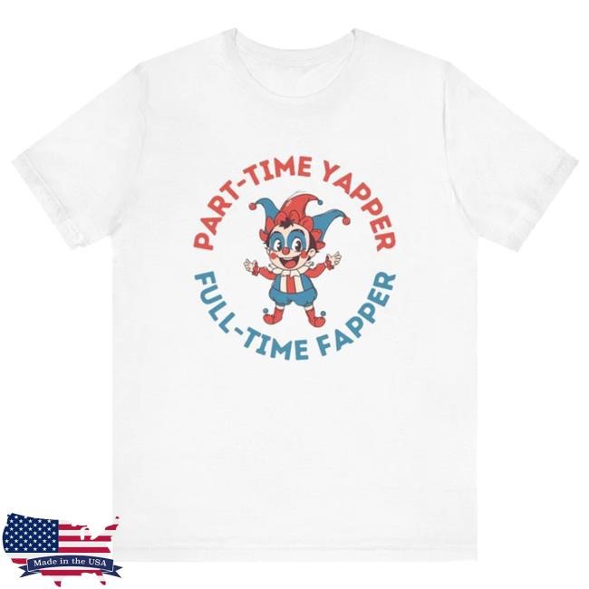 Official Firepetals Merch Part Time Yapper Full Time Fapper Sweatshirt