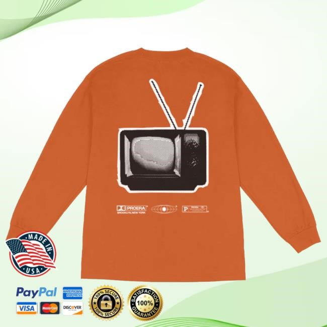 Official Theresa Merch Orange Broadcast Longsleeve Shirt