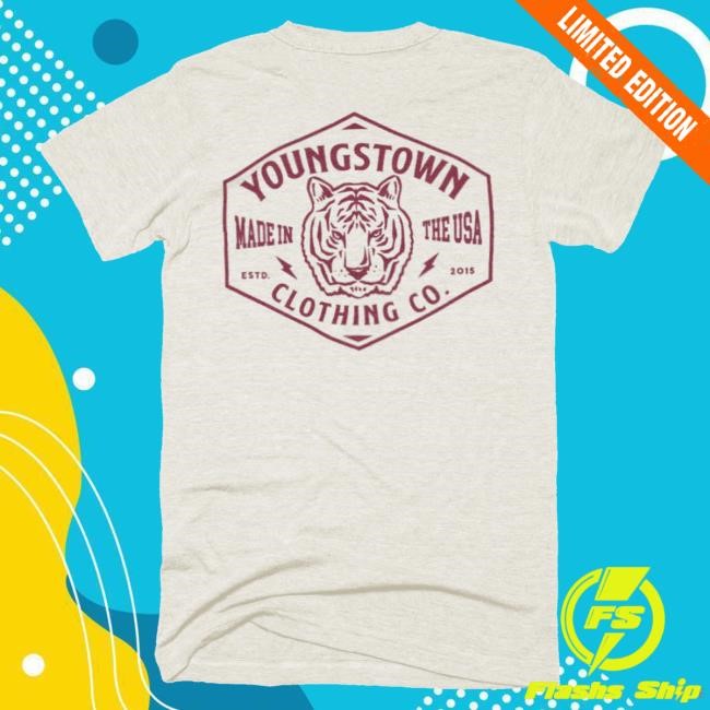 Official Youngstown Clothing Co Merch Tiger Badge Sweatshirt Official Youngstown Clothing Co Merch Tiger Badge Sweatshirt