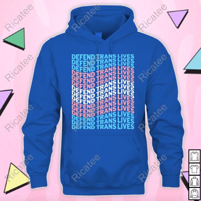 Defend Trans Lives Transgender Wave Pride Shirt