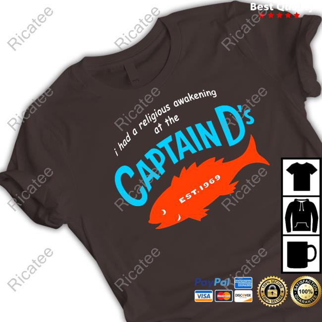 Quinton Reviews I Had A Religious Awakening At The Captain D's Est 1969 Shirt
